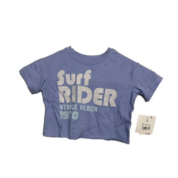 Grayson Other - Grayson Mini Toddler Girls' Surf Rider Oversized T-Shirt Size 12M Blue NWT